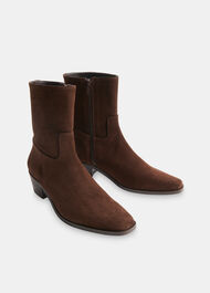 Suede Clean Western Boot
