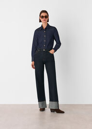 Button Detail Cotton Shirt