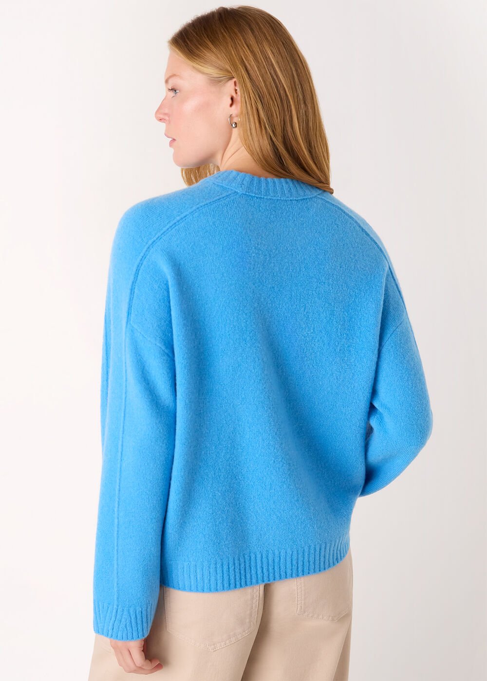 Wool Mix Seam Detail Knit