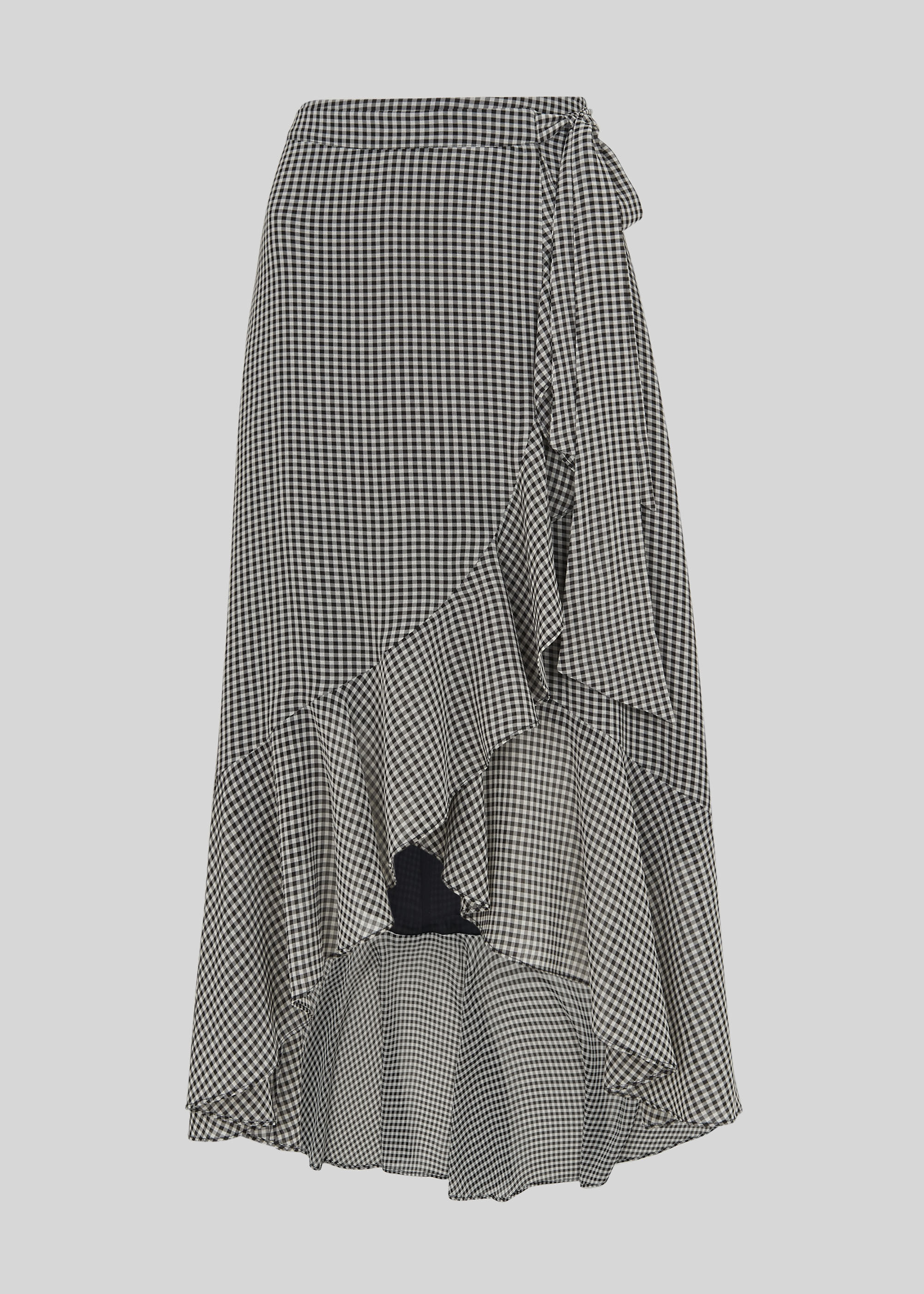 【WOOHWA】CHECK MIDI SK Designer fashion, Seoul-fully created | W Concept