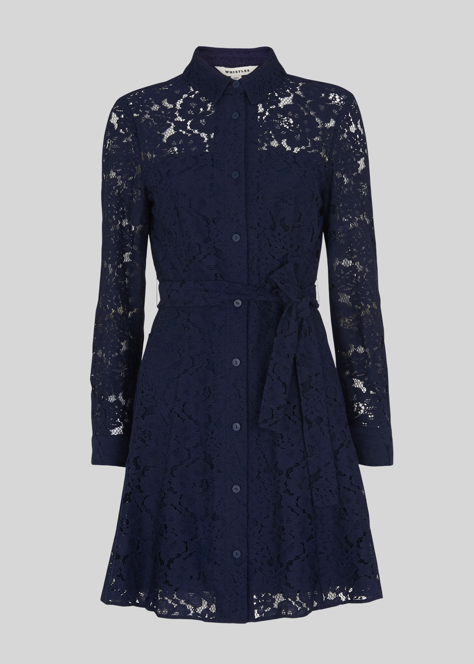 Whistles navy lace dress outlet