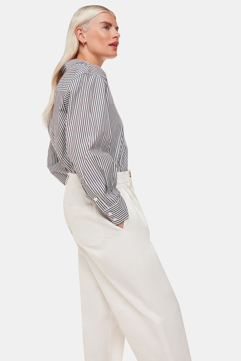 Petite Bethany Barrel Leg Trouser