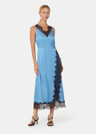 Iris Lace Detail Wrap Dress