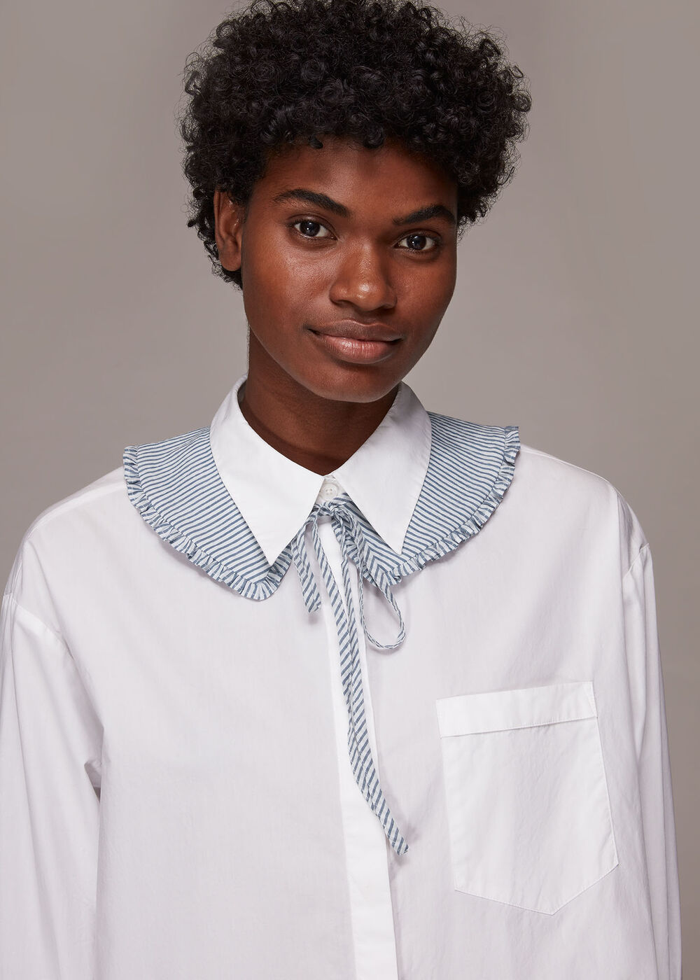 Nicola Frill Detail Collar