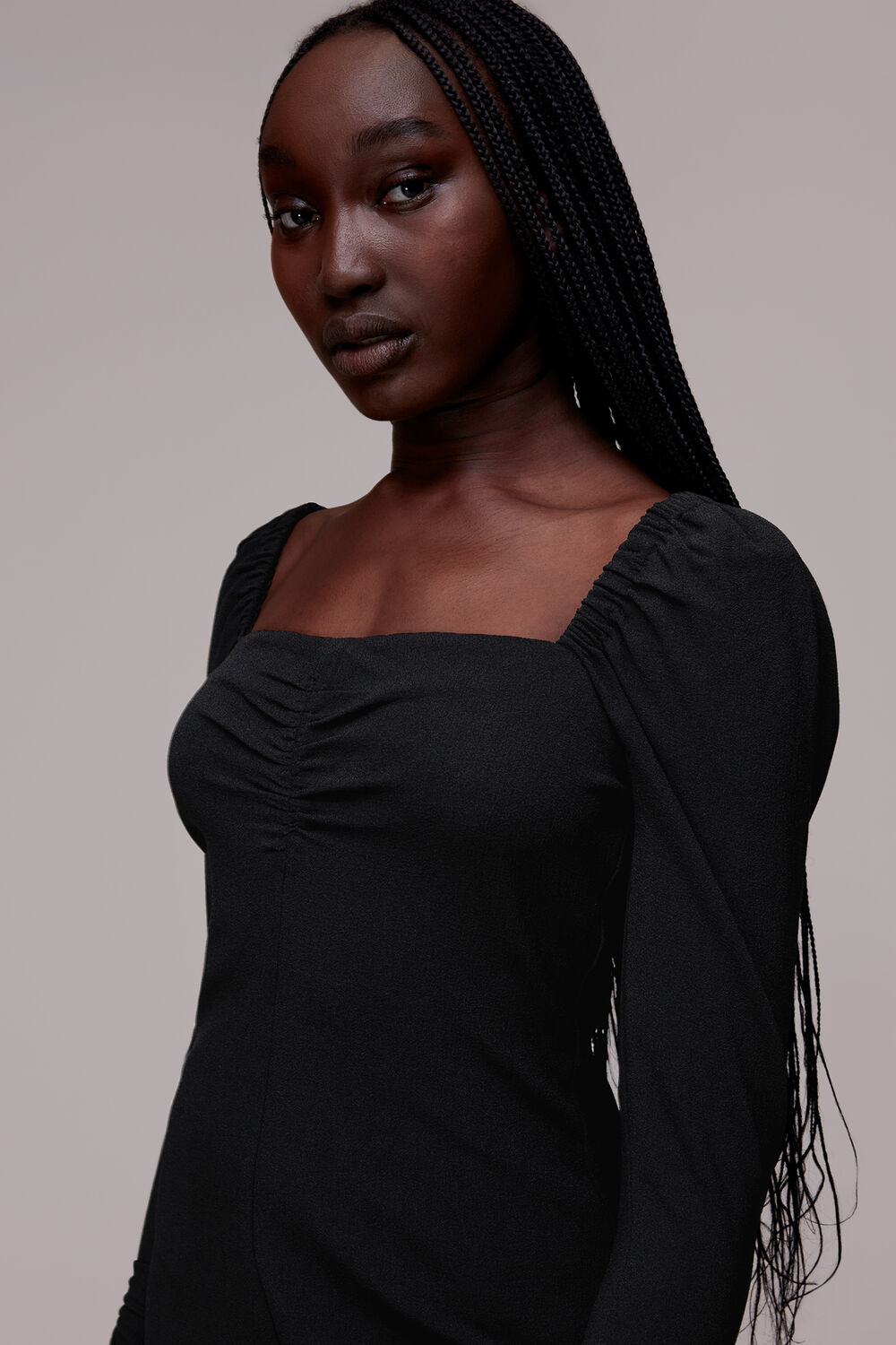 Laura Textured Midi Dress