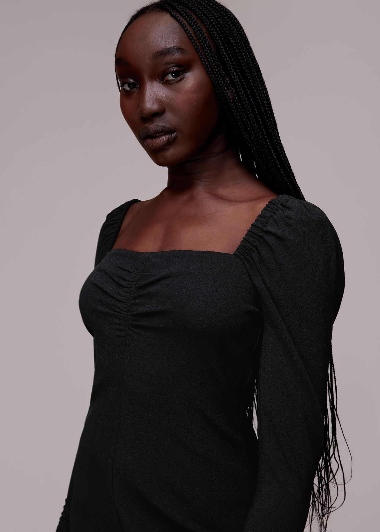 Laura Textured Midi Dress