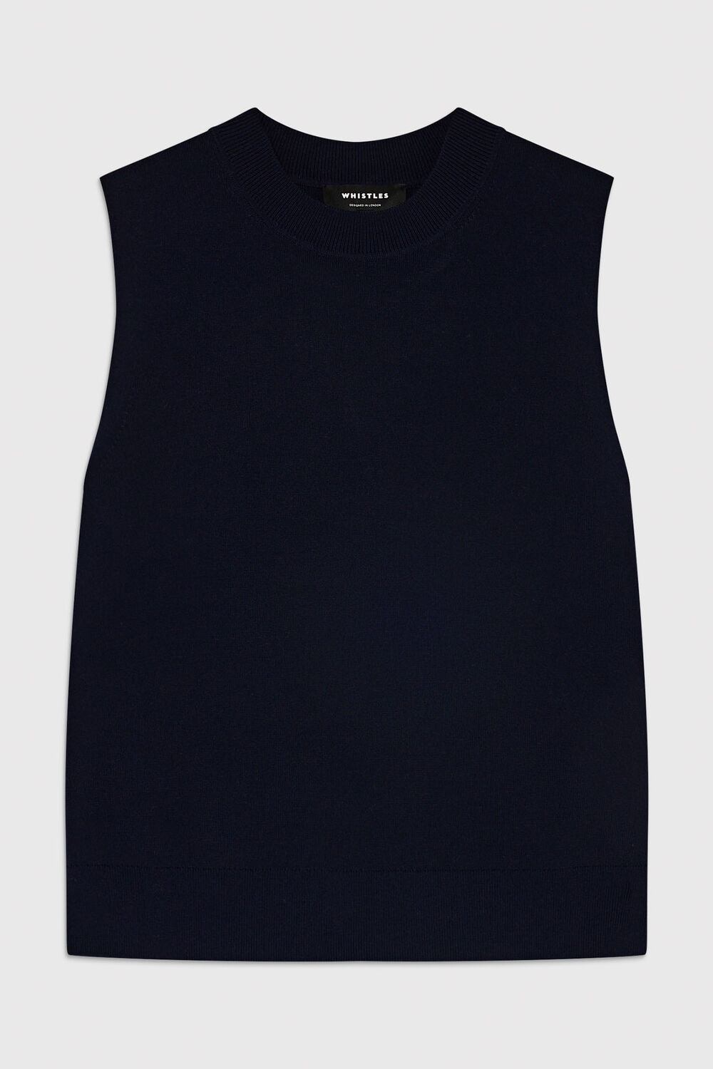 Round Neck Detail Tank