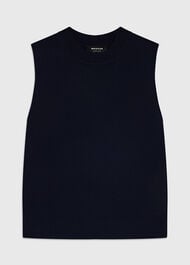 Round Neck Detail Tank
