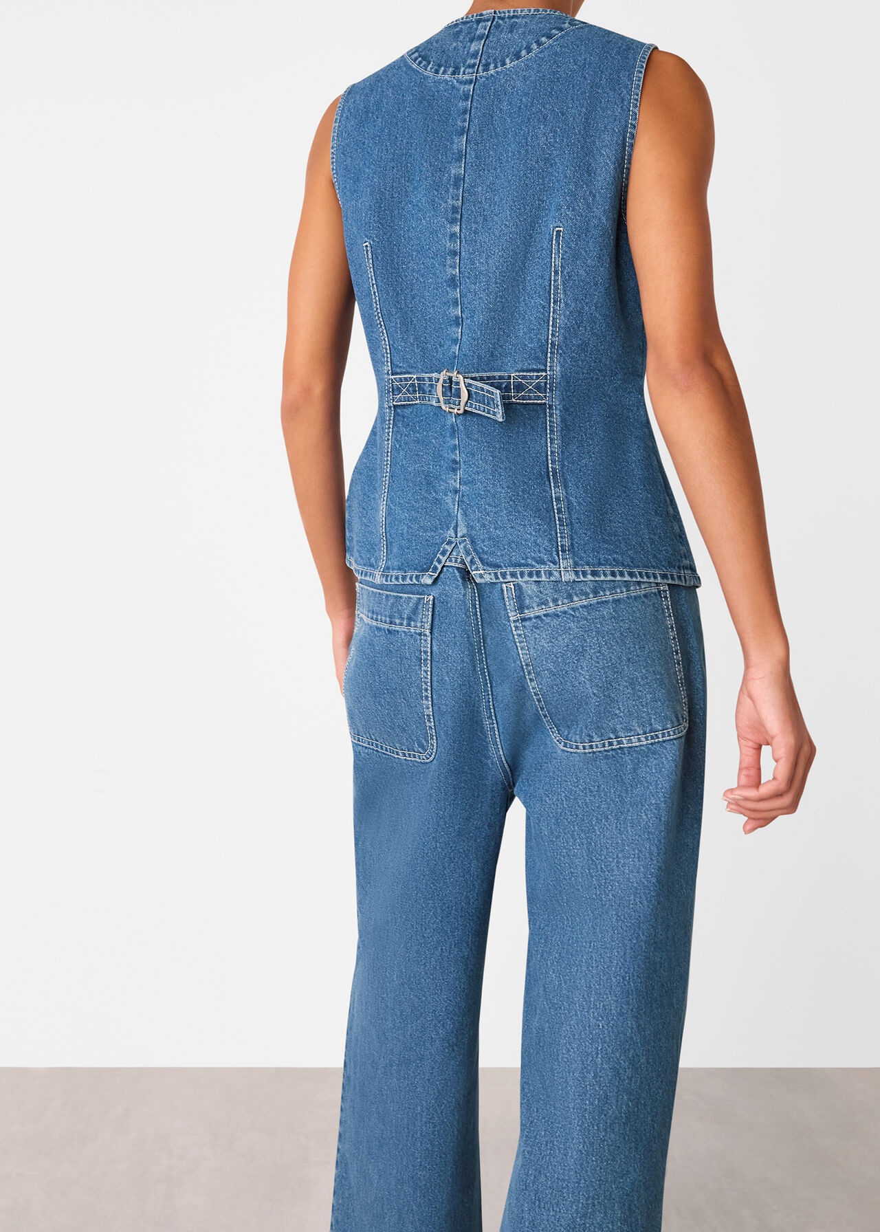 Slim Fit Cotton Waistcoat