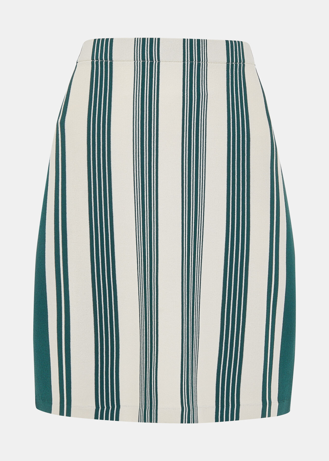 Vertical Stripe Knitted Skirt