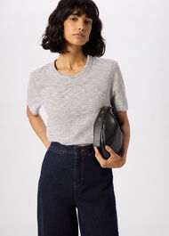 Rosa Double Trim Stripe TShirt