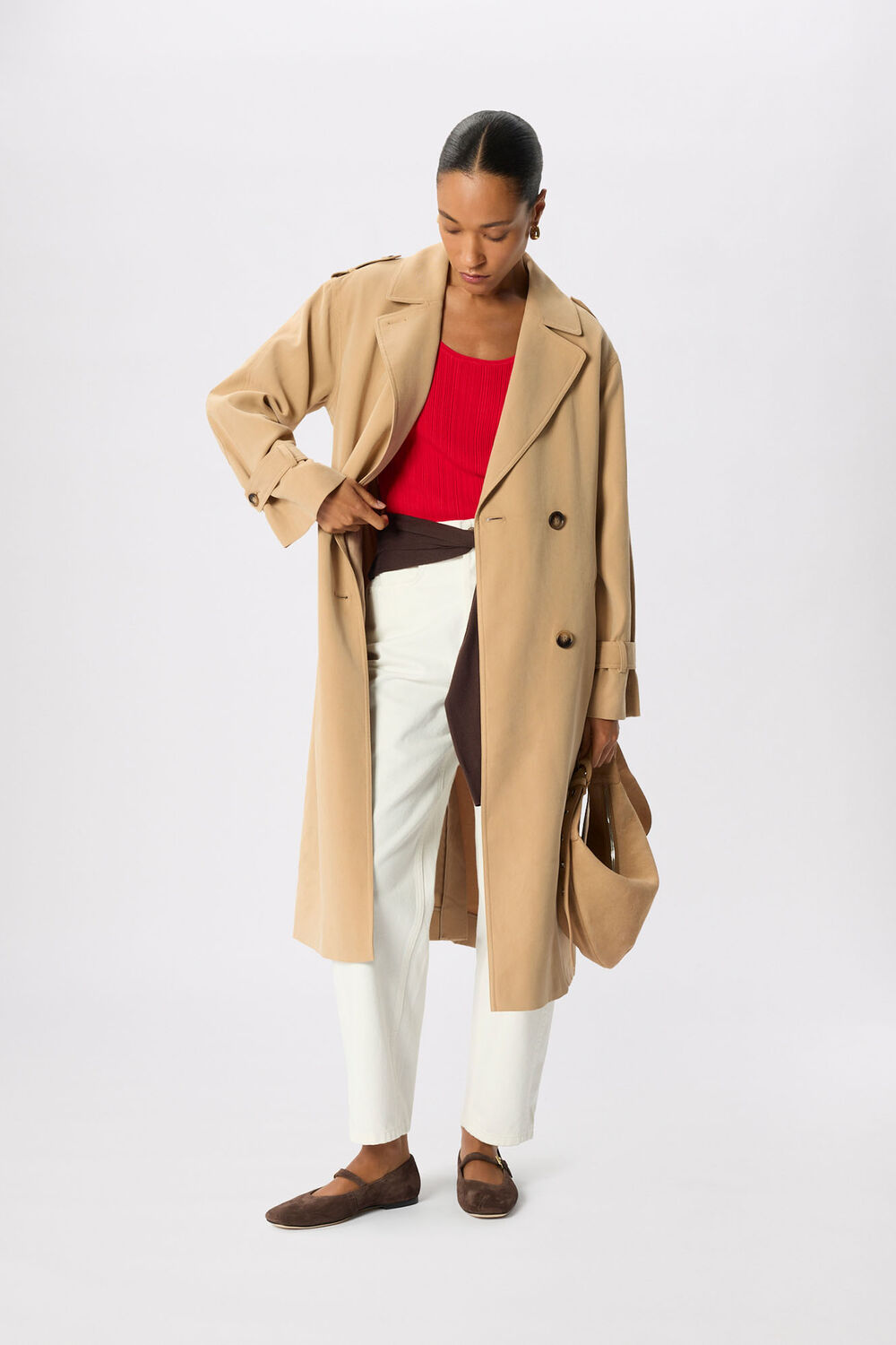 Petite Riley Trench Coat