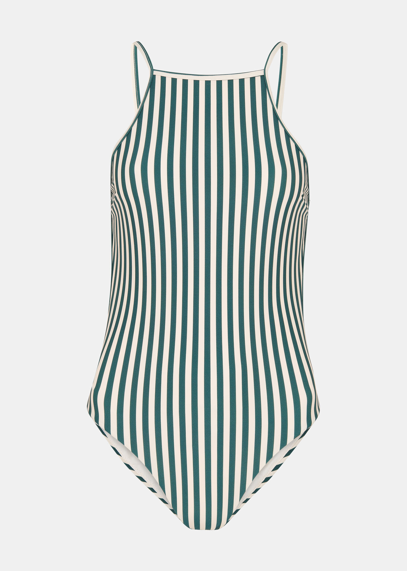 Green Stripe Swimsuit