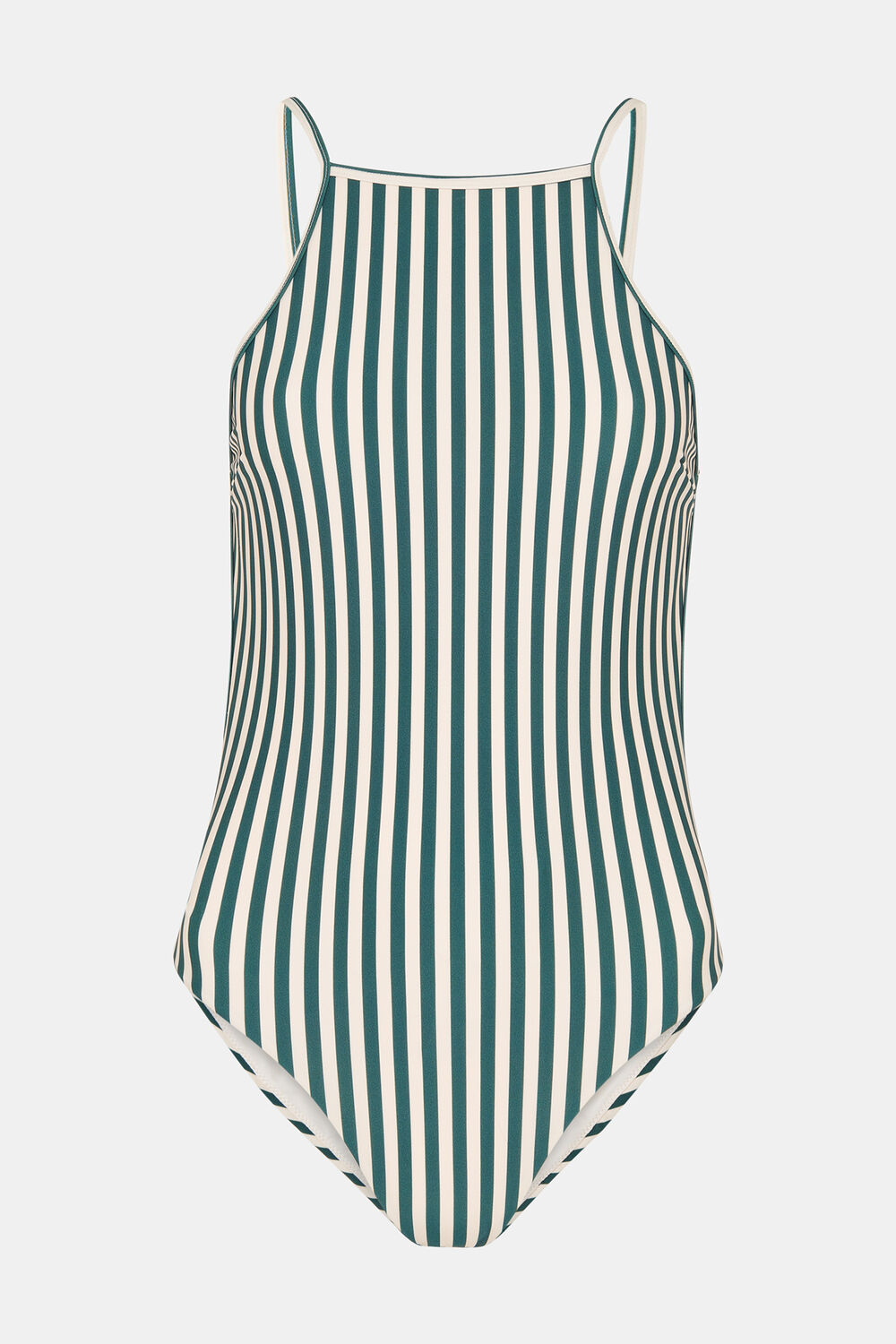 Green Stripe Swimsuit