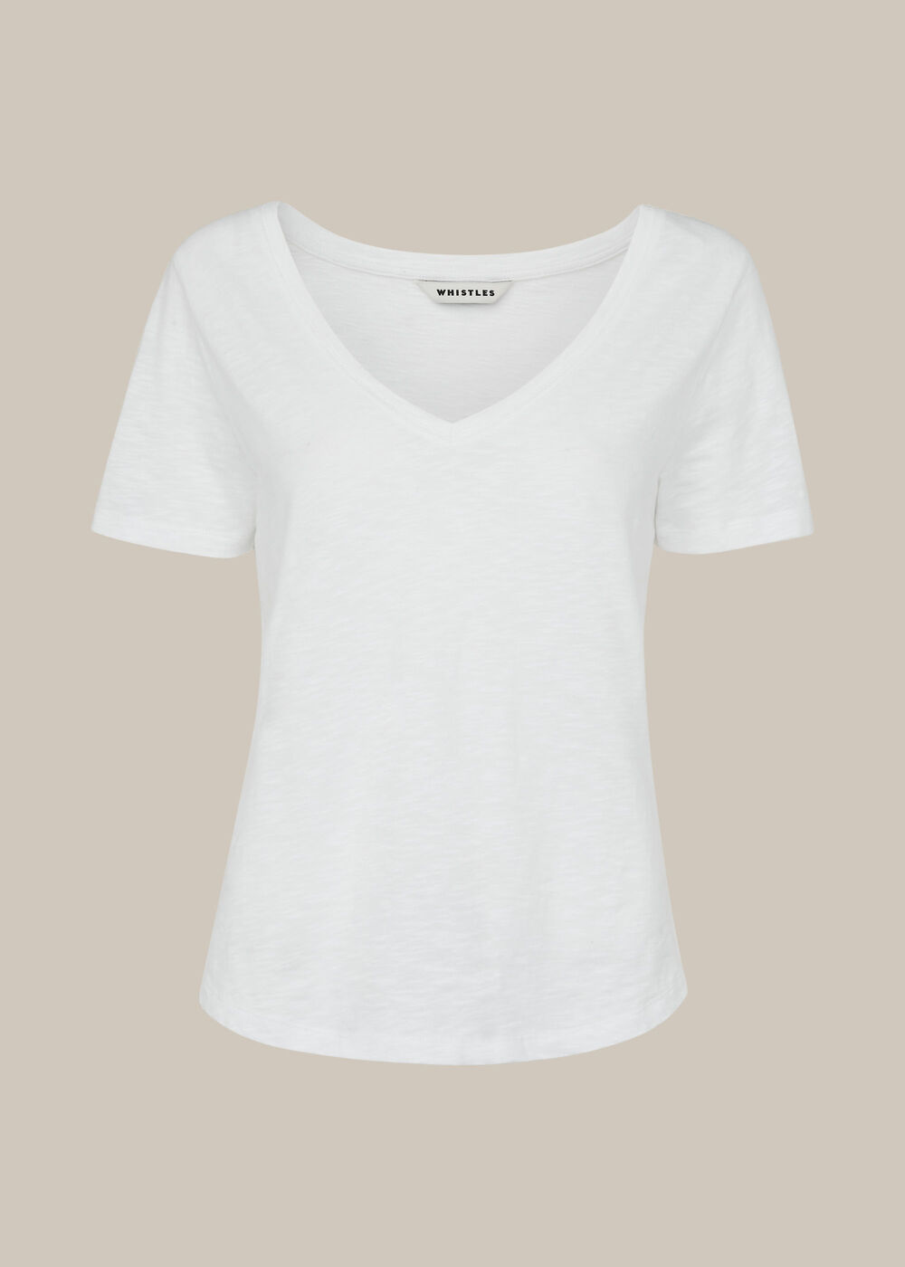 Sophie V Neck Cotton Tshirt
