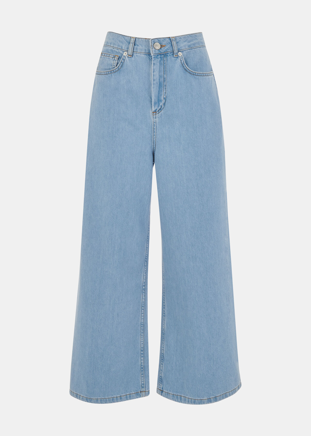 Wide Leg Cropped Jean