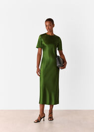 Avery Satin Twist Dress