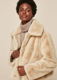 Short Faux Fur Coat