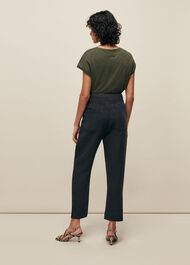 Tia Relaxed Trouser Black