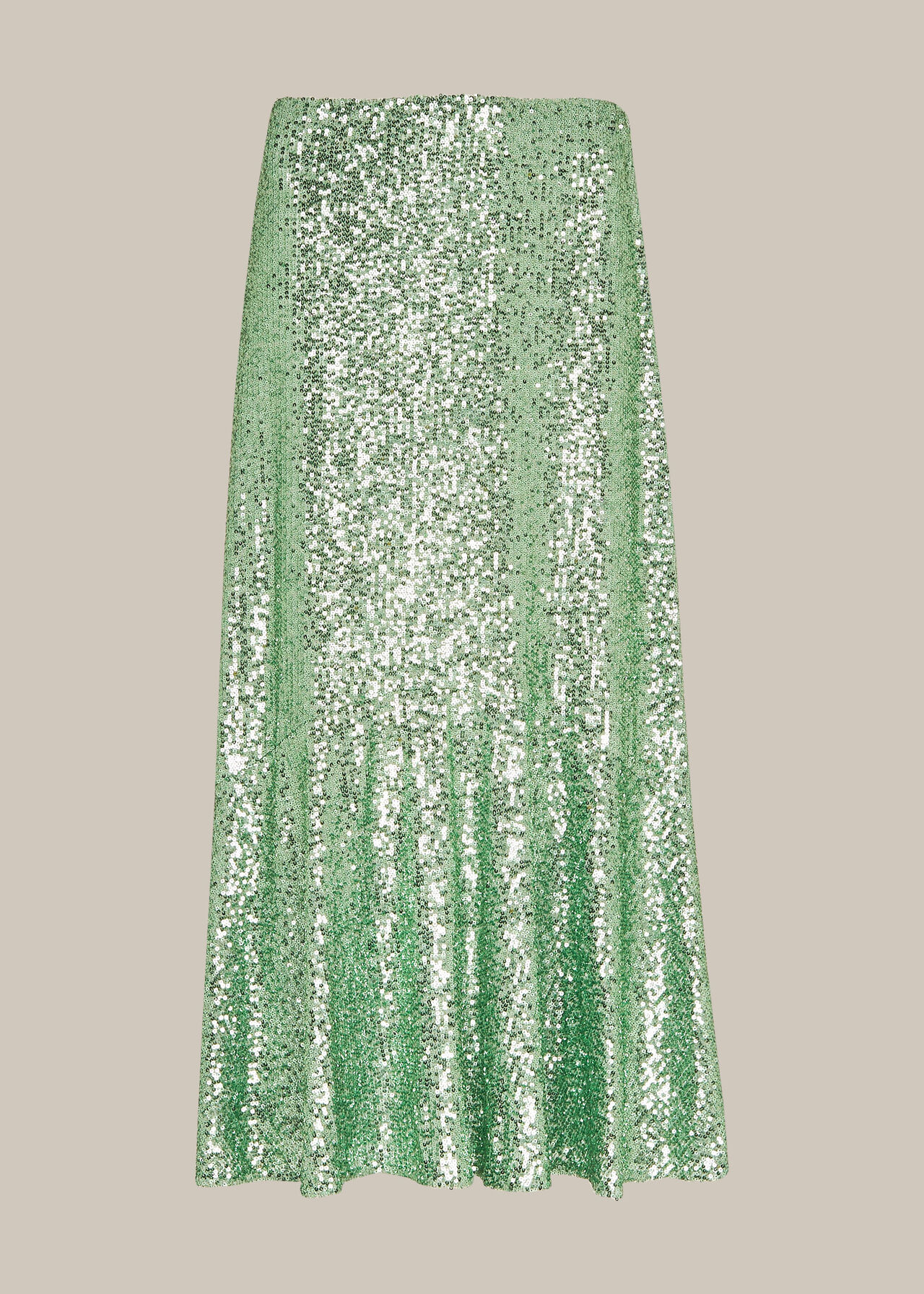 Green Suki Sequin Skirt | WHISTLES | Whistles