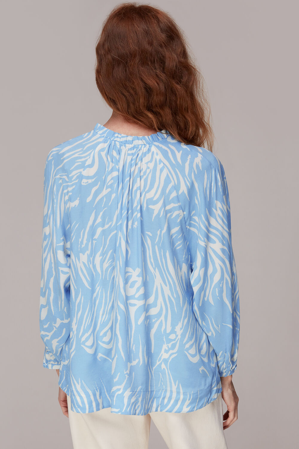 Tiger Print Blouse