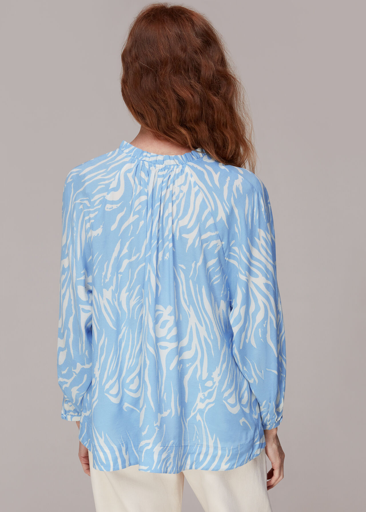 Tiger Print Blouse