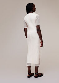 Keyhole Sequin Midi Dress