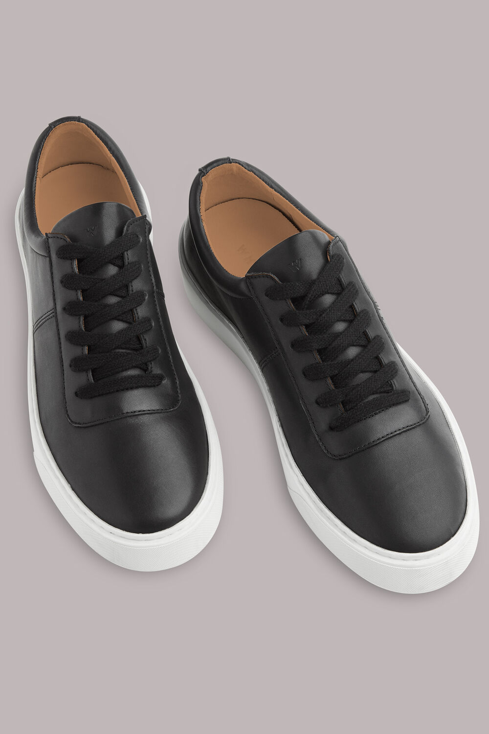 Black Kalie Deep Sole Trainer