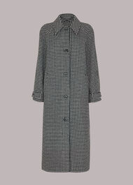 Isobel Wool Dogtooth Car Coat
