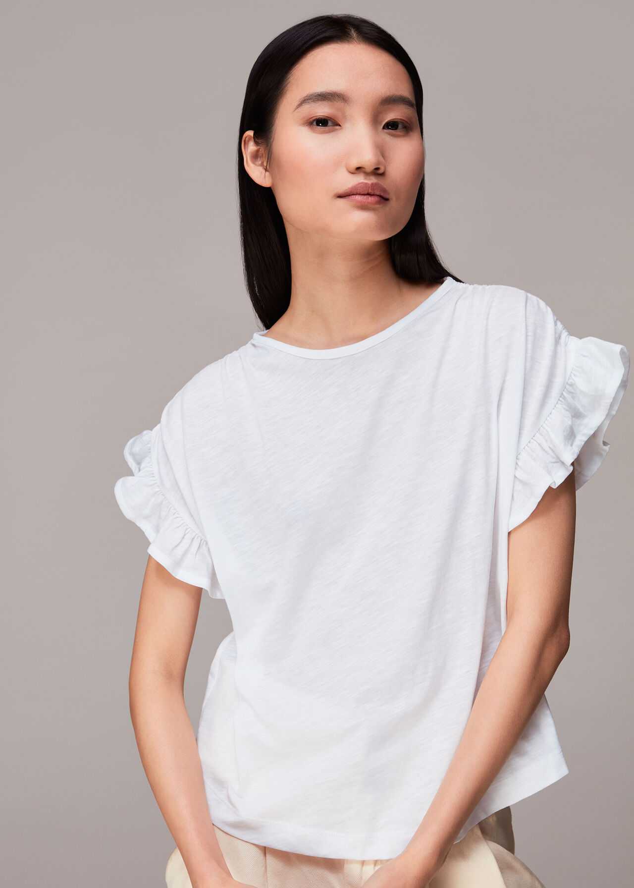 Drawstring Shoulder Tee