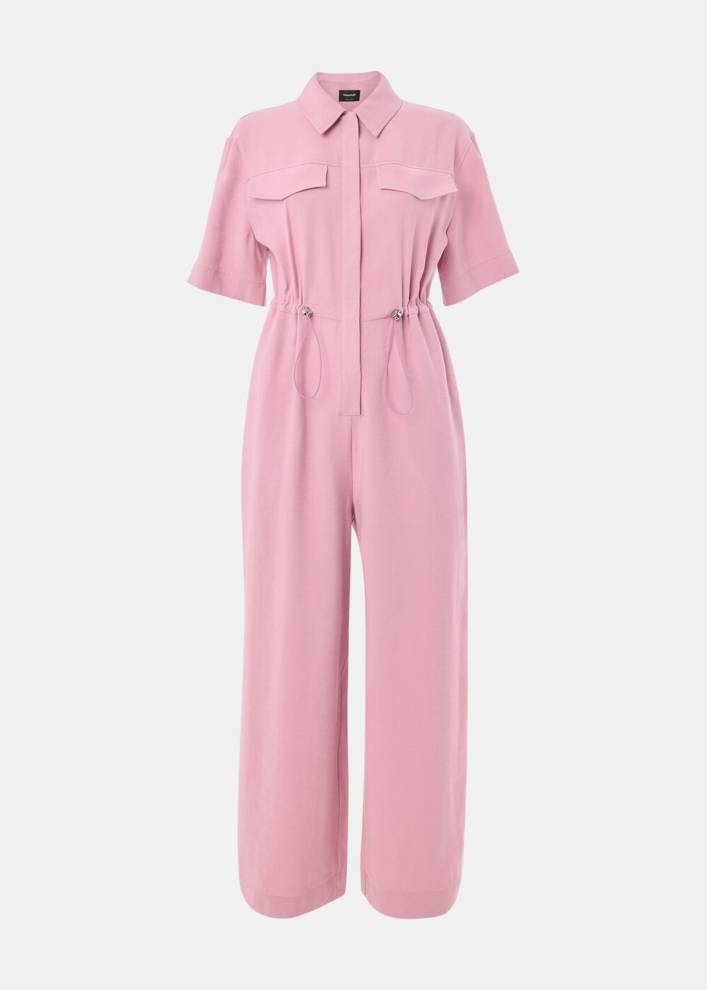 Short Sleeved Utility Jumpsuit