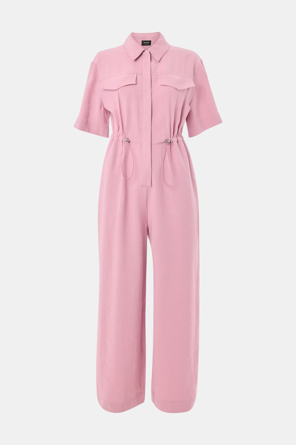 Short Sleeved Utility Jumpsuit