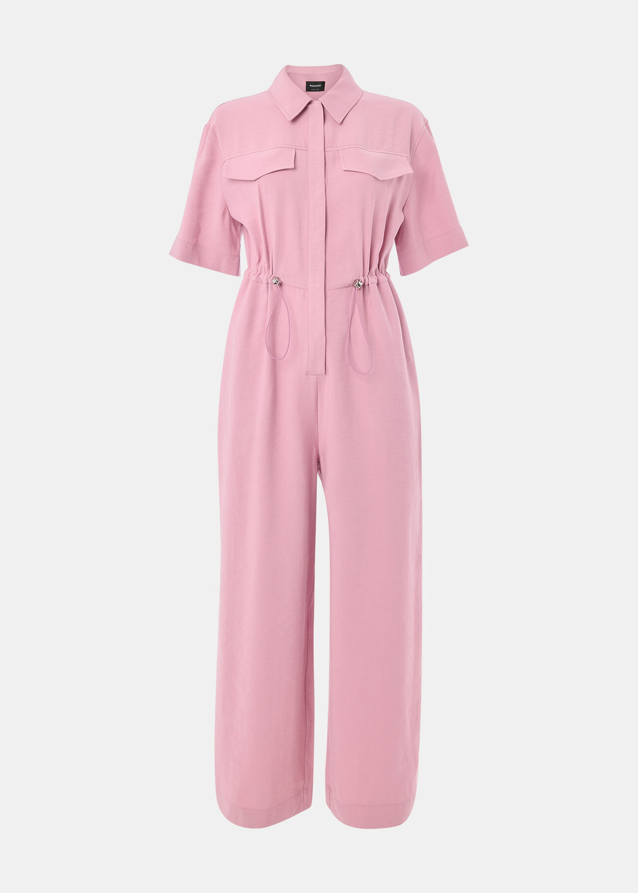 Short Sleeved Utility Jumpsuit