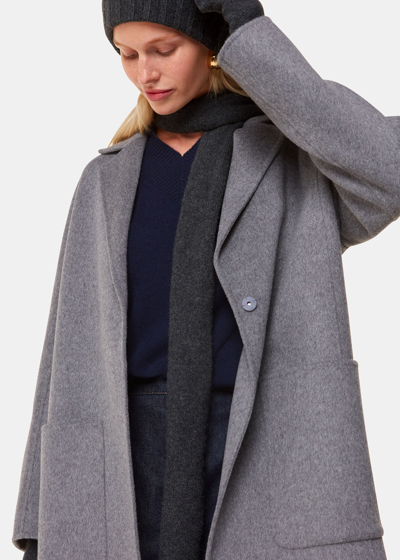 Cashmere Wool Blend Scarf