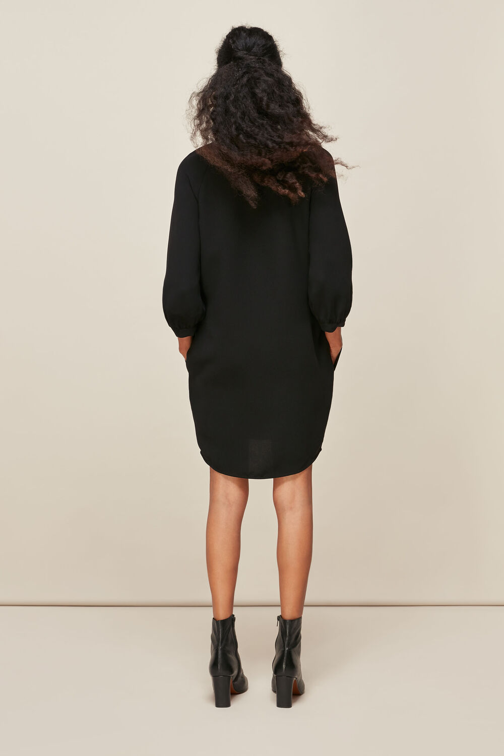 Crepe Button Through Dress