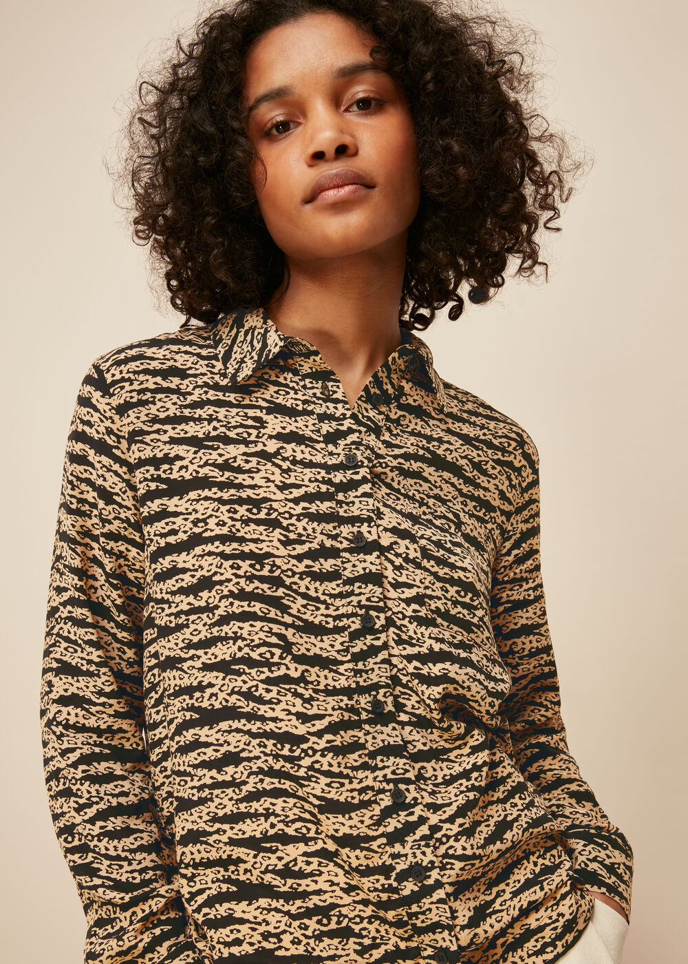 Tiger Leopard Blouse