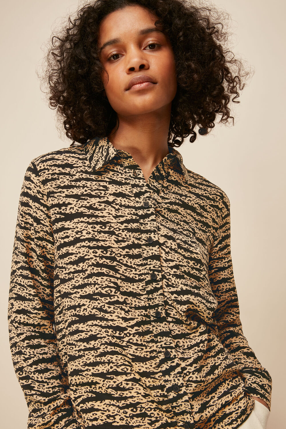 Tiger Leopard Blouse