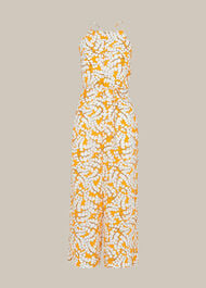 Spring Blossom Silk Jumpsuit