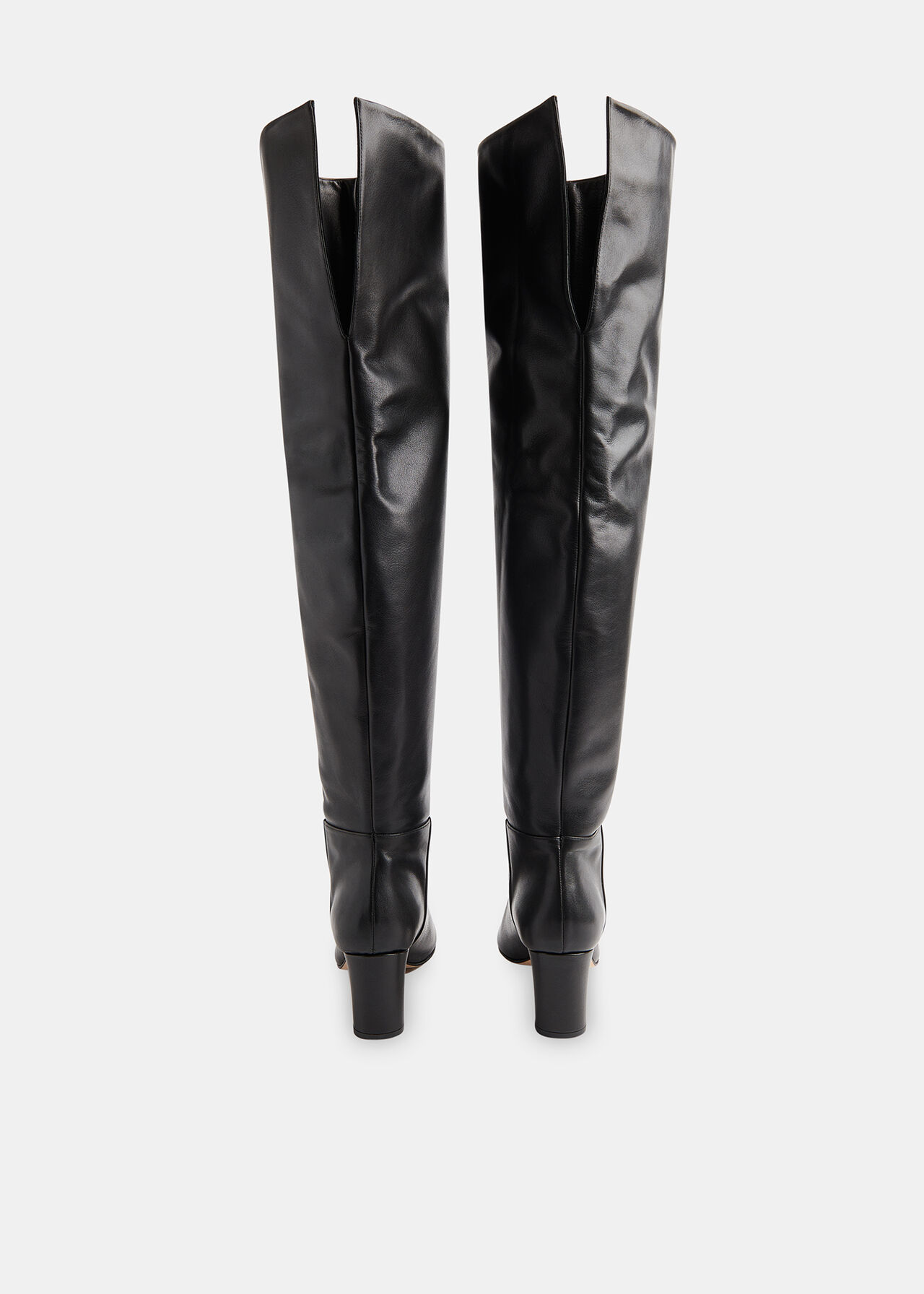 Black Inessa Over The Knee Boot | WHISTLES | Whistles UK