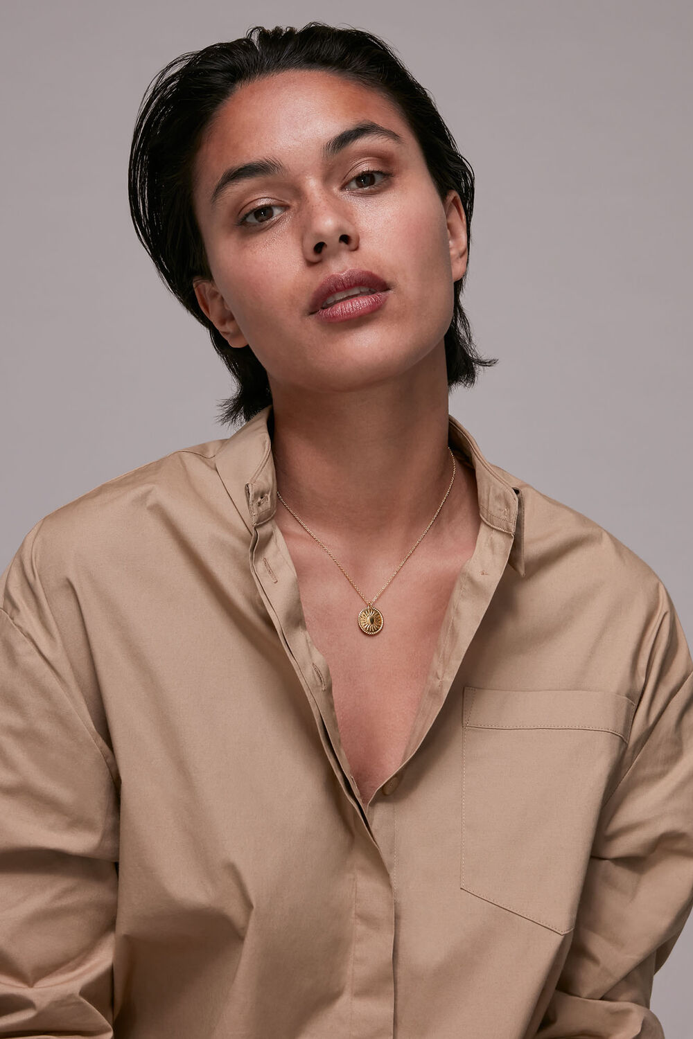 Sun Disc Necklace