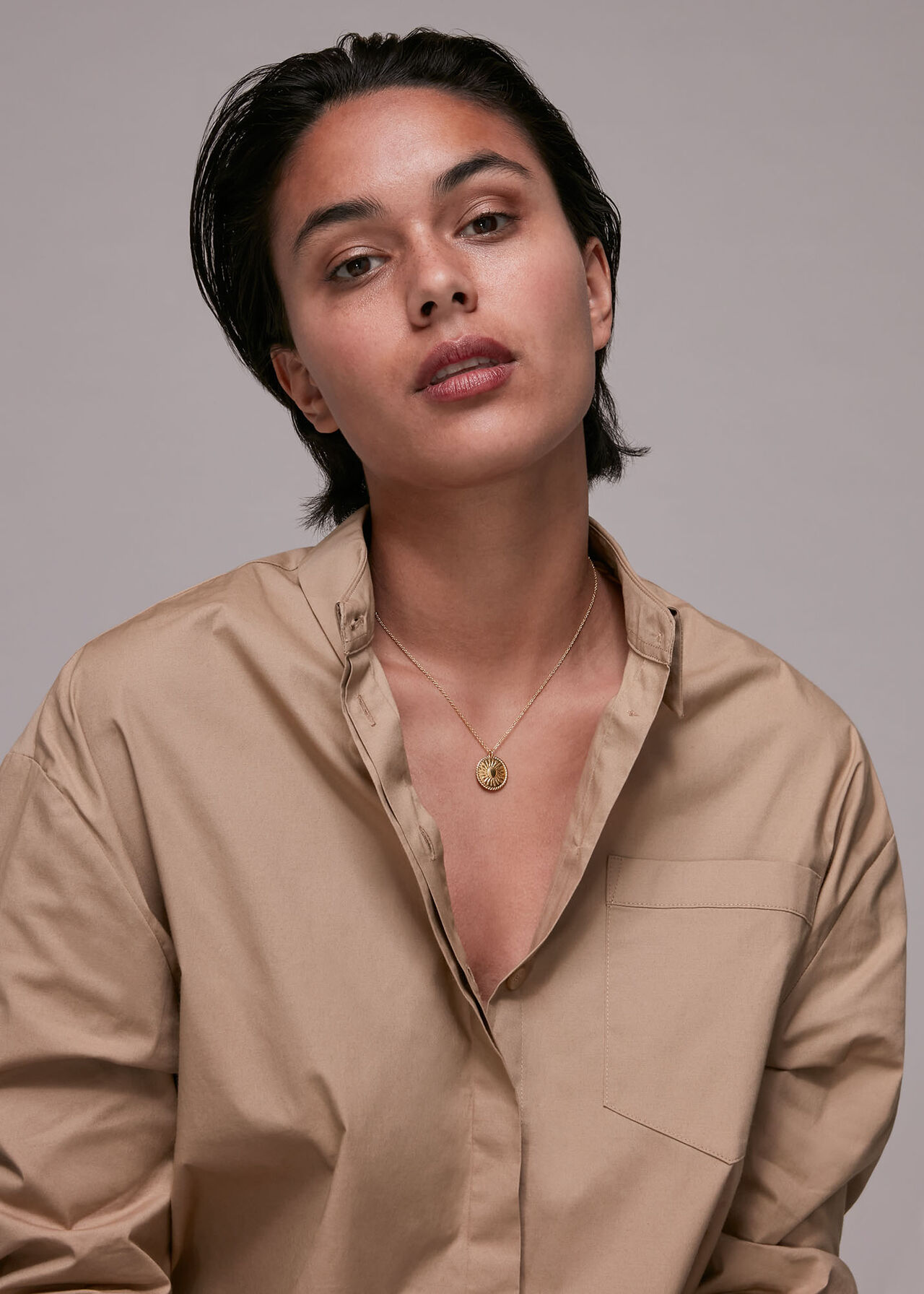Sun Disc Necklace
