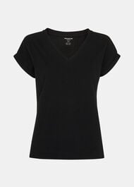 Willa V-Neck Cap Sleeve Tee