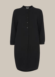 Crepe Button Through Dress