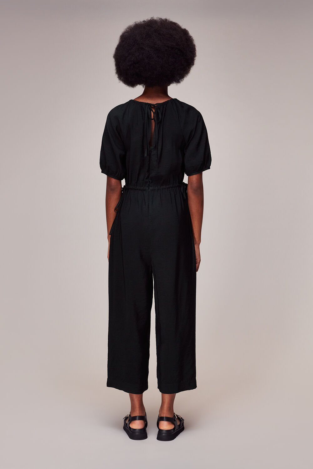 Melissa Gathered Neck Jumpsuit