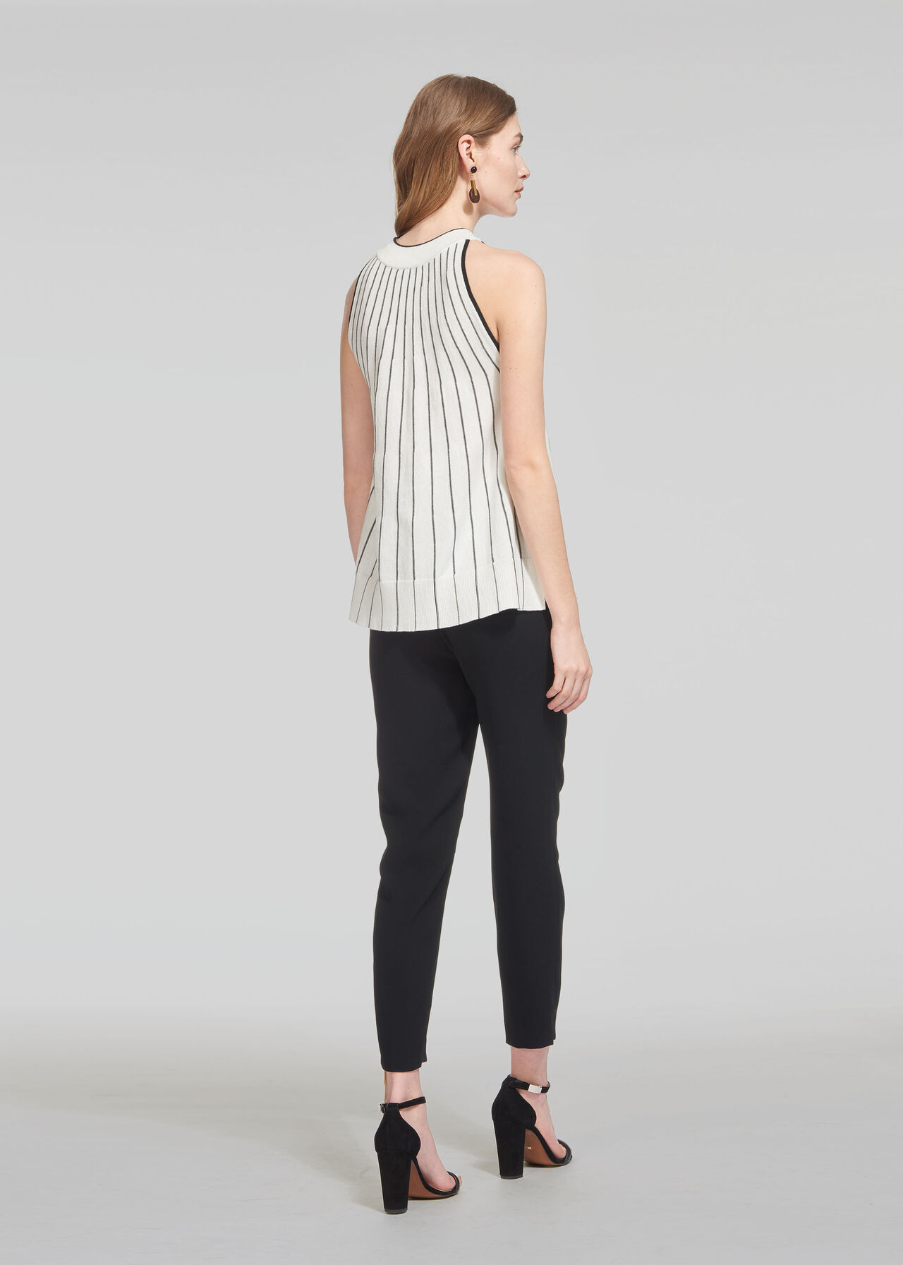 Stripe Trapeze Knit Vest, Multicolour WHISTLES
