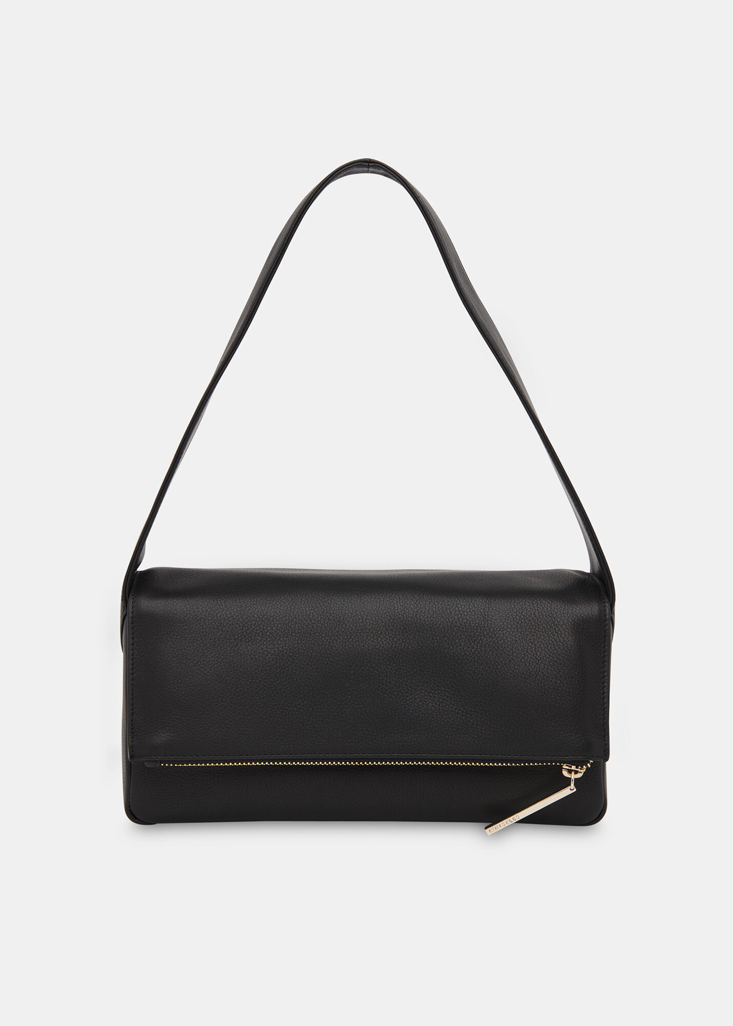 Whistles black leather bag deals
