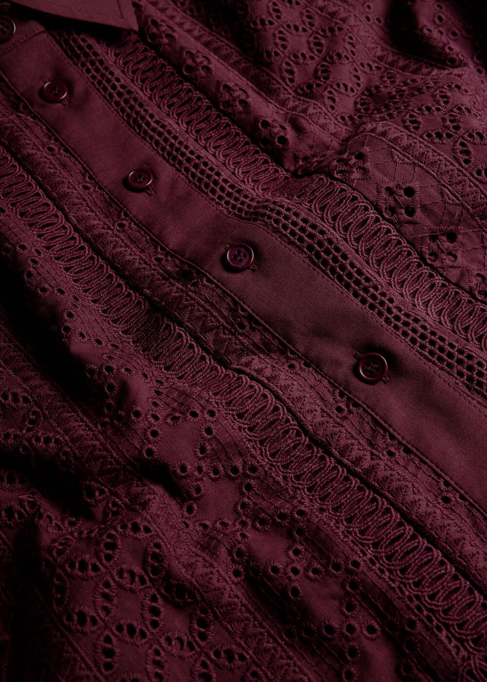 Broderie Cotton Shirt
