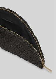 Elm Straw Bead Clutch