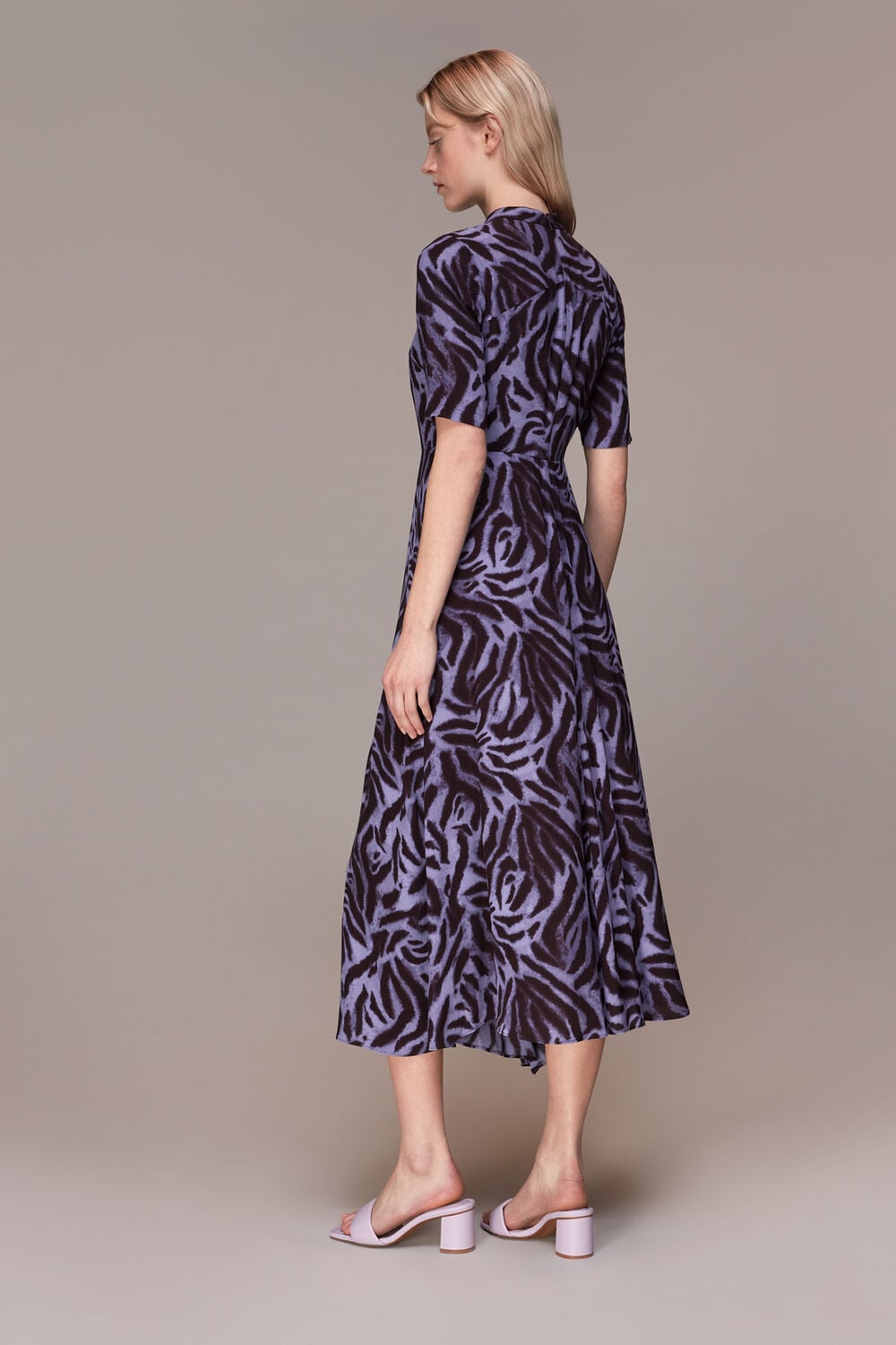 Woodland Tiger Midi Dress