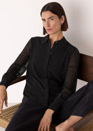 Hot Fix Sheer Shirt